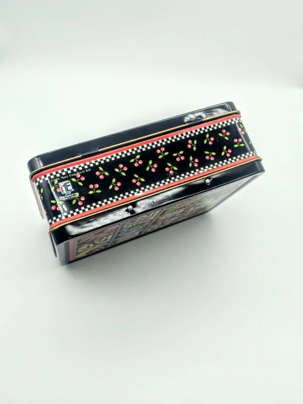 Vintage Mary Engelbreit 1999 Tin Metal Lunch Box